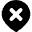 Location Pin Option Remove Icon from Micro Solid Set