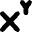 Exponent Base Icon from Micro Solid Set