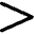Greater Than Sign Icon from Micro Line Set