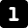 Number One Square Icon from Micro Solid Set