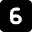 Number Six Square Icon from Micro Solid Set