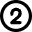 Number Two Circle Icon from Micro Line Set