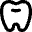Tooth Icon from Micro Line Set