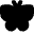 Butterfly Icon from Micro Solid Set
