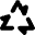 Recycle 2 Icon from Micro Solid Set