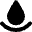 Water Drop 2 Icon from Micro Solid Set