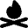 Campfire Icon from Micro Solid Set