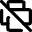 Print Off Disabled Icon from Micro Line Set