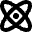 Atom Icon from Micro Solid Set