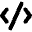 Code Bracket Icon from Micro Solid Set