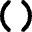 Round Brackets Icon from Micro Solid Set