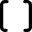 Square Brackets Icon from Micro Line Set