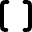 Square Brackets Icon from Micro Solid Set