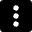 Vertical Menu Square Navigation Icon from Micro Solid Set