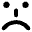 Smiley Emoticon Sad Icon from Micro Solid Set
