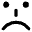 Smiley Emoticon Sad Icon from Micro Line Set