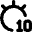 Timer 10 Seconds Icon from Micro Line Set