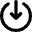 Arrow Download Receive Icon from Micro Line Set