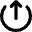 Arrow Upload Send Icon from Micro Line Set