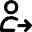 User Following Icon from Micro Line Set