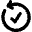 Check Backward Icon from Micro Line Set