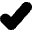 Check Thick Icon from Micro Solid Set