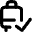 Carry On Bag Check Icon from Micro Line Set