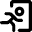 Emergency Exit Icon from Micro Line Set