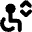 Lift Disability Icon from Micro Solid Set