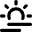Sun Haze Icon from Micro Line Set