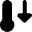 Thermometer Decrease Icon from Micro Solid Set