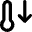 Thermometer Decrease Icon from Micro Line Set