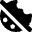 Cookie Settings Off Icon from Micro Solid Set