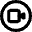 Webcam Video Circle Icon from Micro Line Set