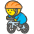 An Biking Emoji from Kawaii Emoji Set