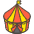 Circus Tent A Emoji from Kawaii Emoji Set