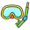 Diving Mask Emoji from Kawaii Emoji Set