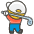 Man Golfing Emoji from Kawaii Emoji Set