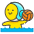 Man Playing Water Polo Emoji from Kawaii Emoji Set