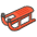Sled Emoji from Kawaii Emoji Set