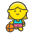 Woman Bouncing Ball Emoji from Kawaii Emoji Set