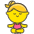 Woman In Lotus Position Emoji from Kawaii Emoji Set