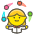 Woman Juggling Emoji from Kawaii Emoji Set