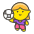 Woman Playing Handball Emoji from Kawaii Emoji Set