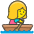 Woman Rowing Boat Emoji from Kawaii Emoji Set