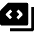 Common File Horizontal Codes Icon from Nova Solid Set