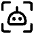 Ai Scanner Robot Icon from Core Line Set