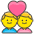 Couple With Heart Man Man Emoji from Kawaii Emoji Set