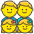 Family Man Man Girl Girl Emoji from Kawaii Emoji Set