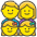 Family Man Woman Girl Girl Emoji from Kawaii Emoji Set